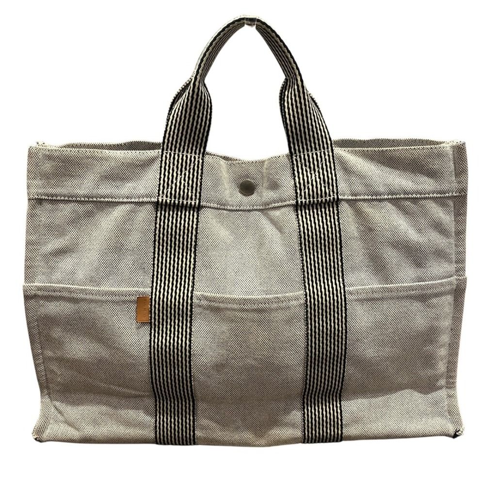 Hermes HERMES Fourre-Tout MM handbag, canvas